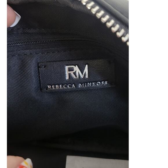 Rebecca Minkoff Small Crossbody Diamond Studded Leather Crossbody Purse NWT - Picture 12 of 13